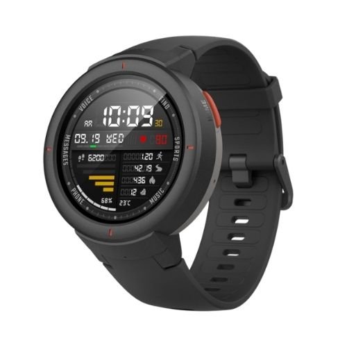 Amazfit Siyah Verge Bluetooth Nabız GPS Akıllı Saat