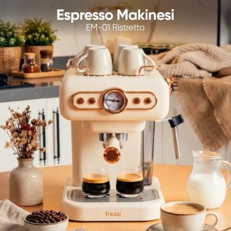 Fressi Ristretto EM-01 Espresso Makinesi 3