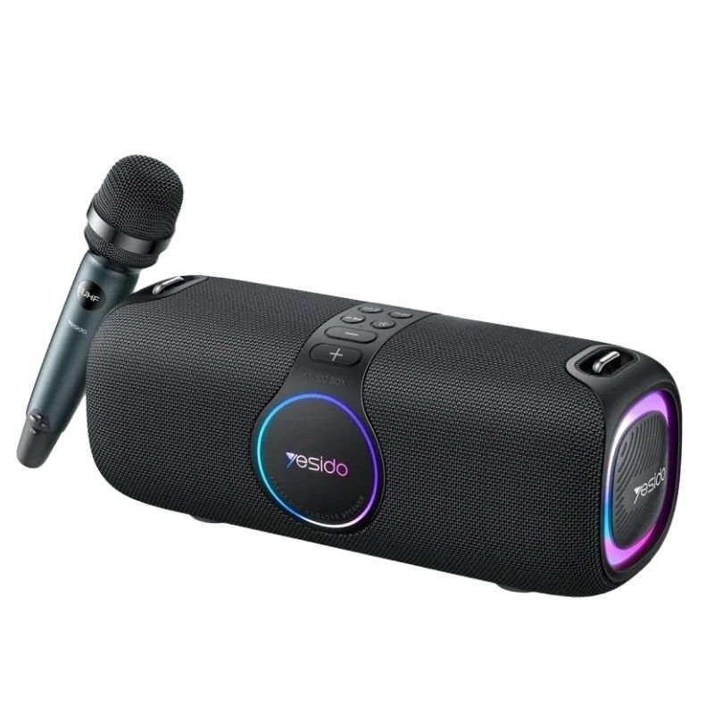 Yesido YSW21 120W Rgb Işıklı Karaoke Mikrofonlu 5.3 Bluetooth Kablosuz Hoparlör